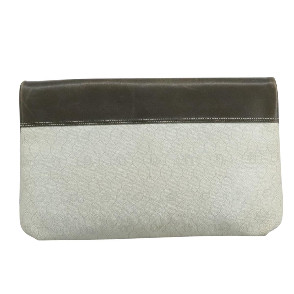 Dior Honeycomb White Canvas Shoulder Bag (Pre-Owned) Size ONE SIZE - 2 Thumbnail