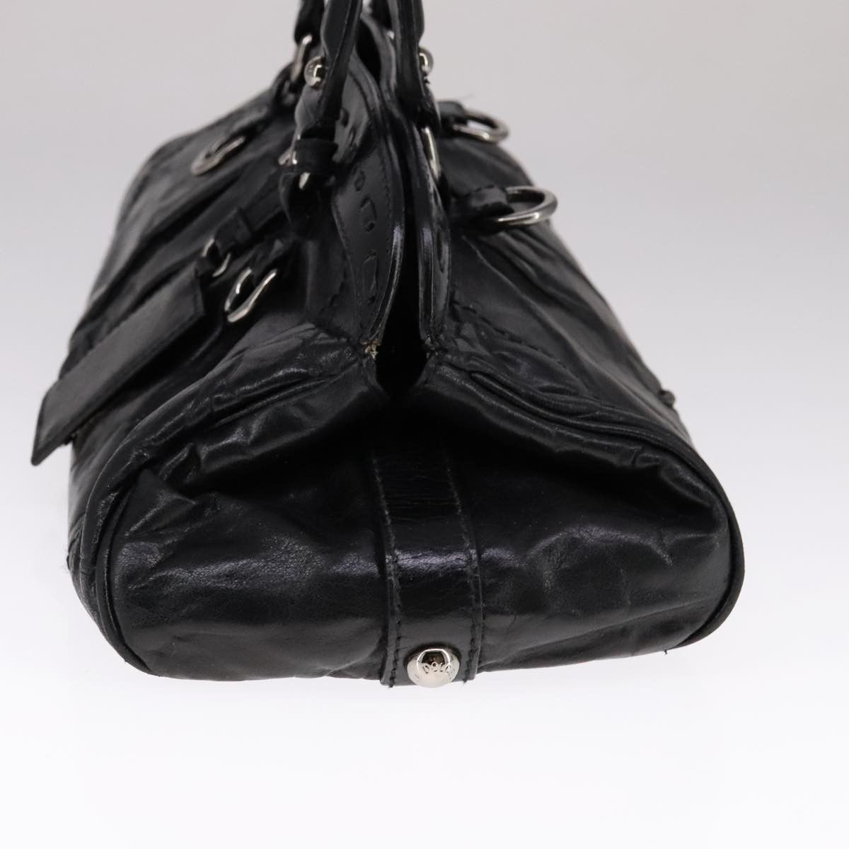 Dolce & Gabbana Black Leather Handbag (Pre-Owned) Size ONE SIZE - 4 Thumbnail