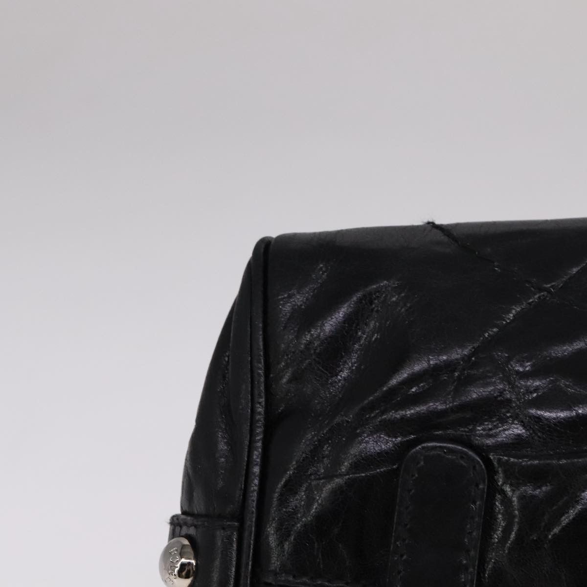 Dolce & Gabbana Black Leather Handbag (Pre-Owned) Size ONE SIZE - 7 Thumbnail