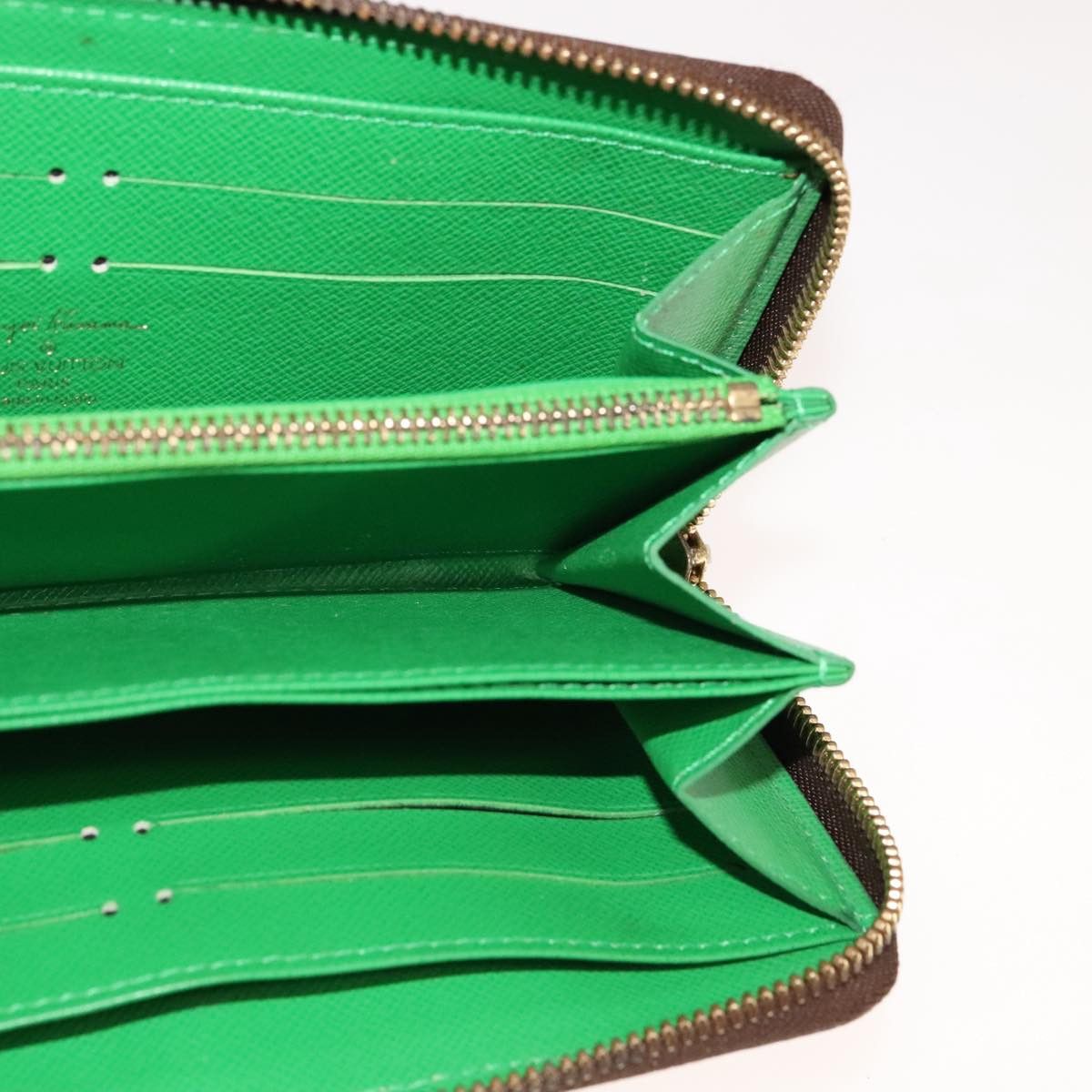 Louis Vuitton Zippy Wallet Green Canvas Wallet (Pre-Owned) Size ONE SIZE - 14 Thumbnail