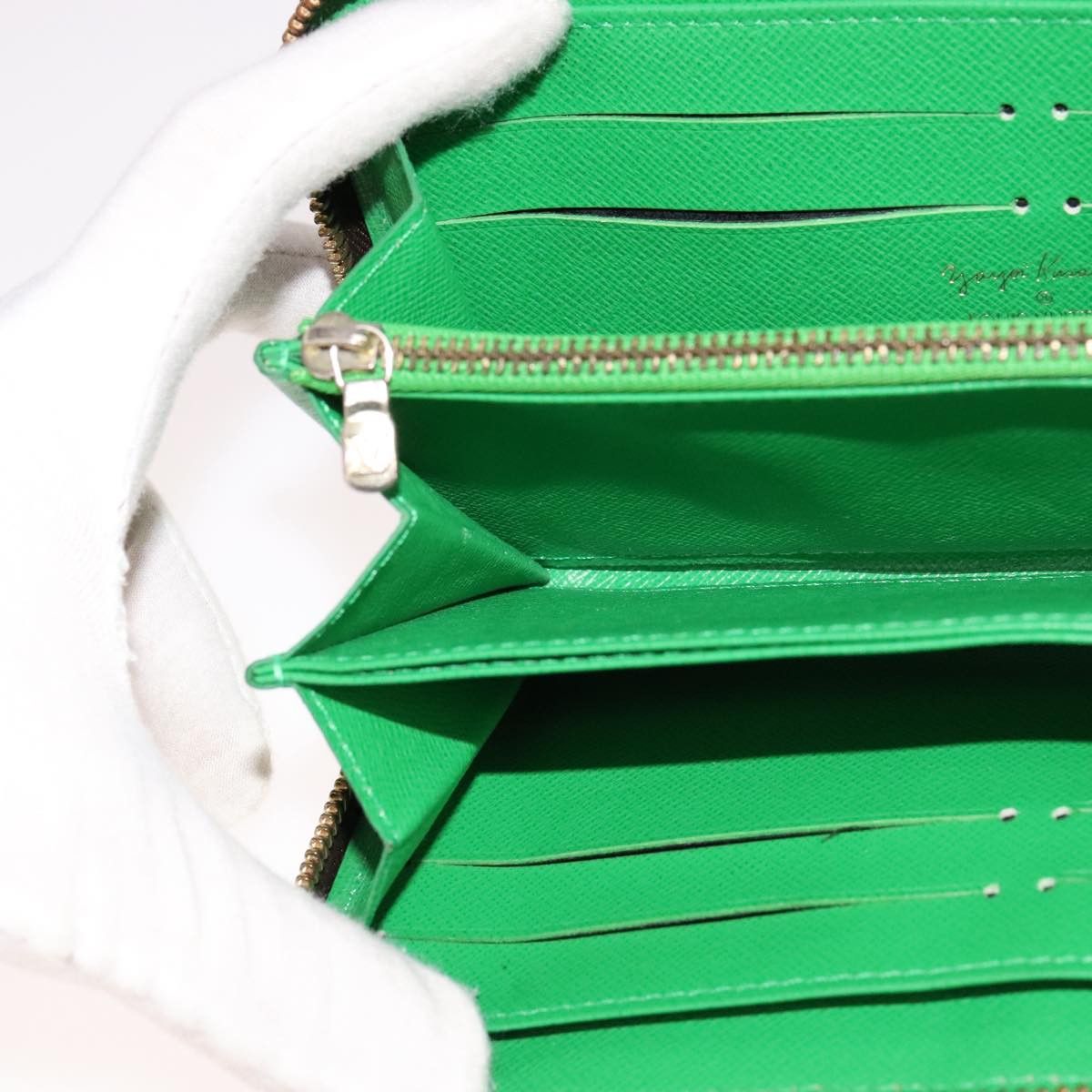 Louis Vuitton Zippy Wallet Green Canvas Wallet (Pre-Owned) Size ONE SIZE - 15 Thumbnail