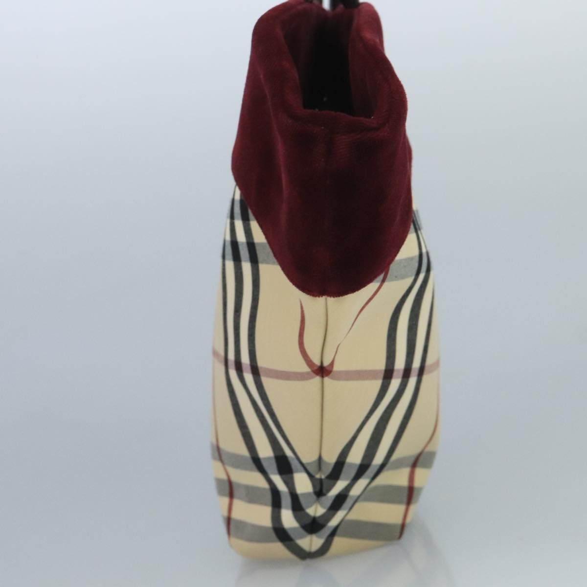 Burberry Nova Check Beige Canvas Tote Bag (Pre-Owned) Size ONE SIZE - 4 Thumbnail