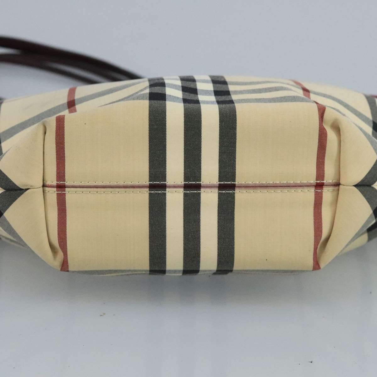 Burberry Nova Check Beige Canvas Tote Bag (Pre-Owned) Size ONE SIZE - 16 Thumbnail