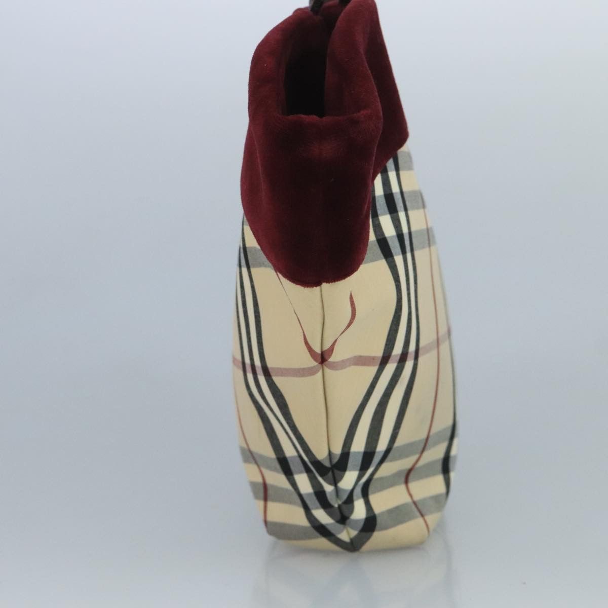 Burberry Nova Check Beige Canvas Tote Bag (Pre-Owned) Size ONE SIZE - 3 Thumbnail