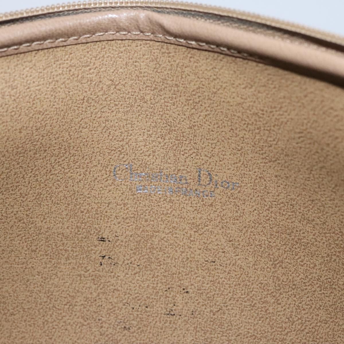 Dior Honeycomb Beige Canvas Clutch Bag (Pre-Owned) Size ONE SIZE - 13 Thumbnail