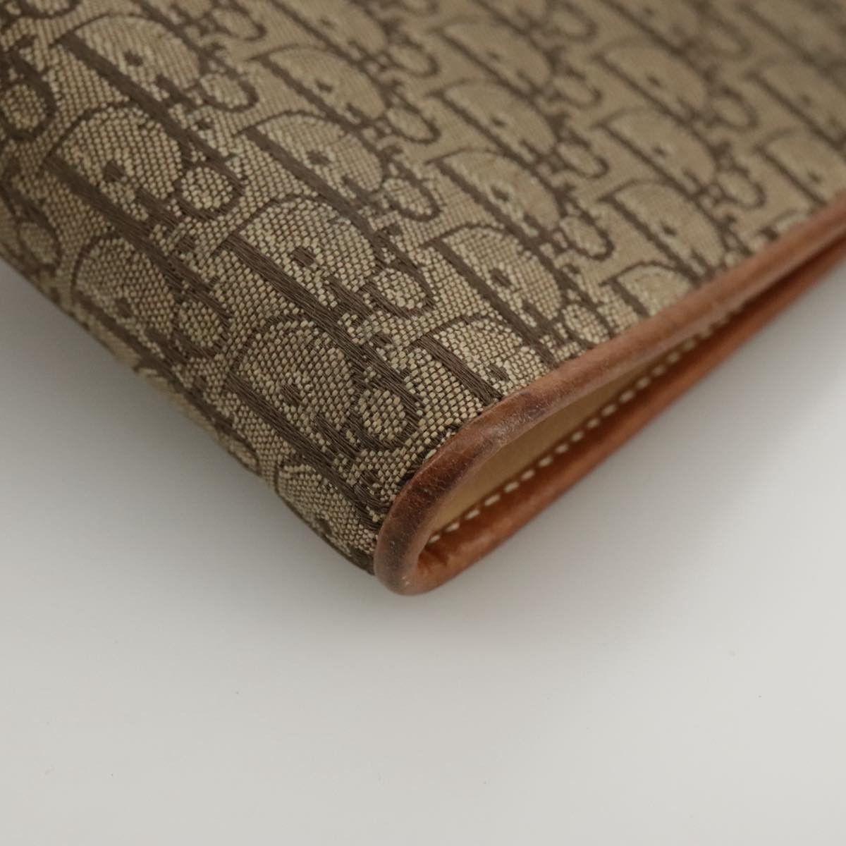 Dior Trotter Beige Canvas Wallet (Pre-Owned) Size ONE SIZE - 5 Thumbnail