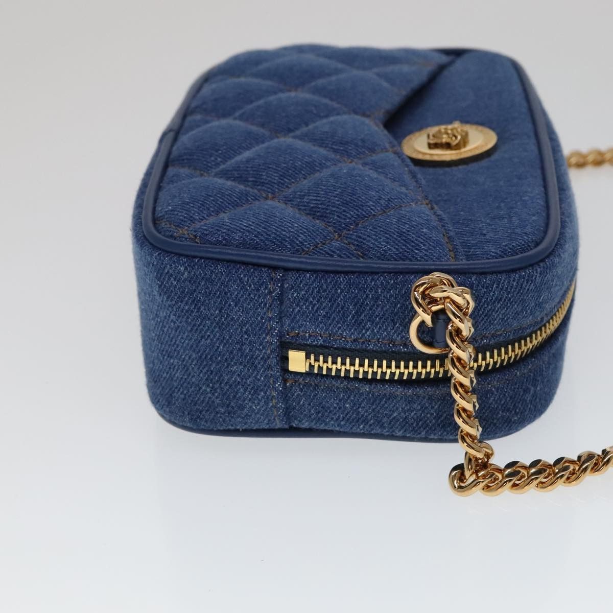 Versace Blue Denim - Jeans Shoulder Bag (Pre-Owned) Size ONE SIZE - 3 Thumbnail