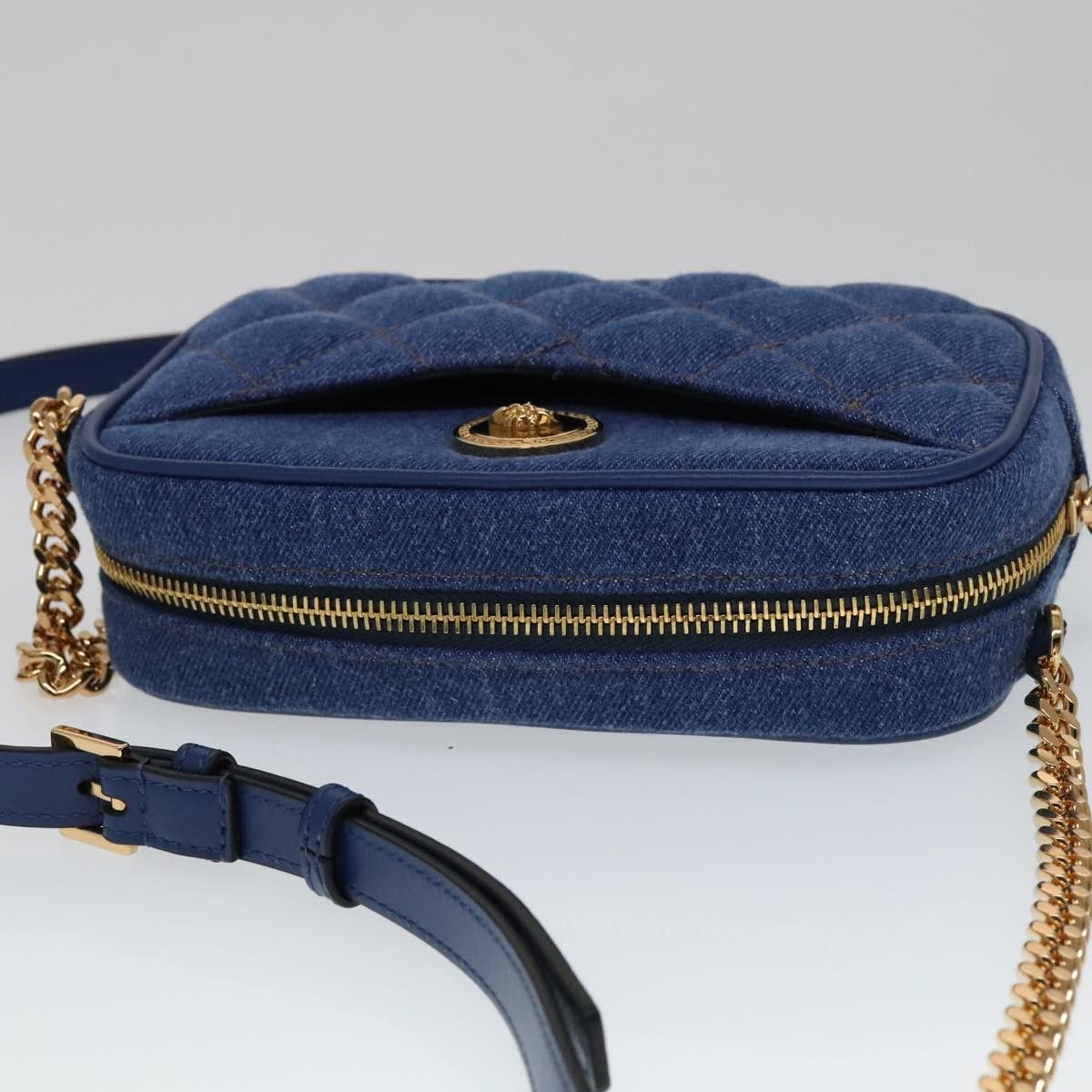 Versace Blue Denim - Jeans Shoulder Bag (Pre-Owned) Size ONE SIZE - 18 Thumbnail