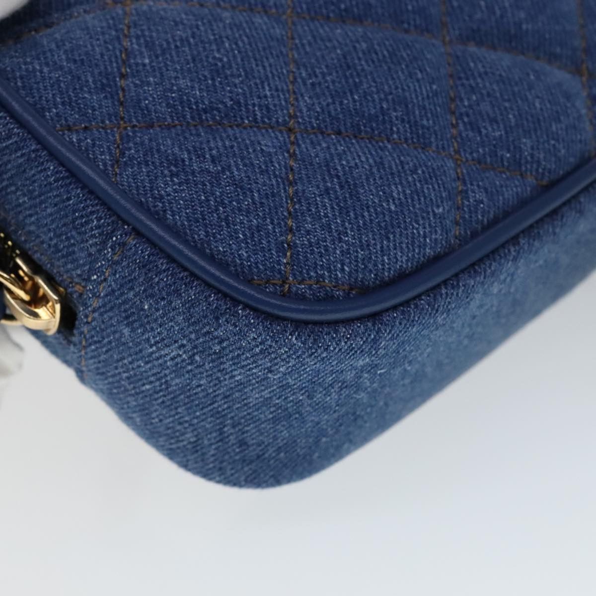 Versace Blue Denim - Jeans Shoulder Bag (Pre-Owned) Size ONE SIZE - 8 Thumbnail