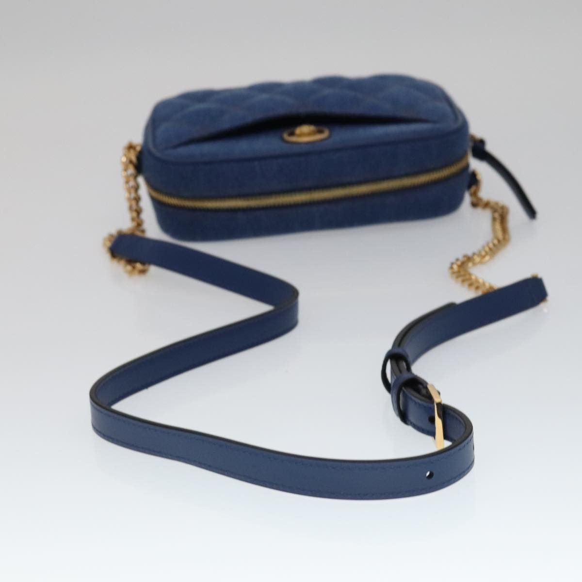 Versace Blue Denim - Jeans Shoulder Bag (Pre-Owned) Size ONE SIZE - 5 Thumbnail