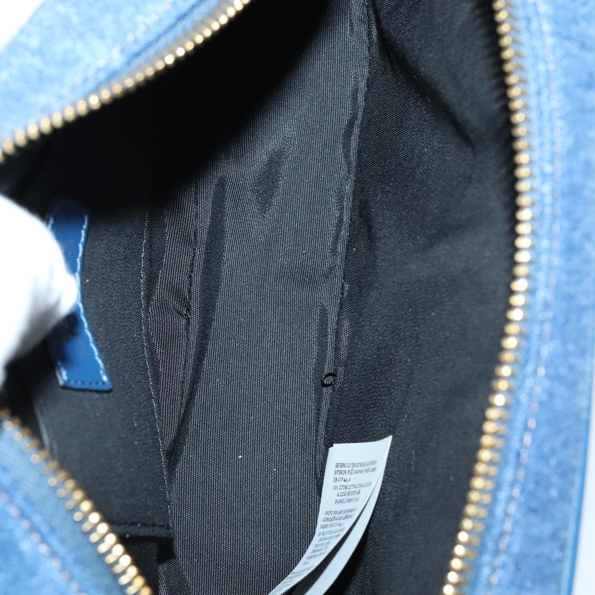Versace Blue Denim - Jeans Shoulder Bag (Pre-Owned) Size ONE SIZE - 13 Thumbnail