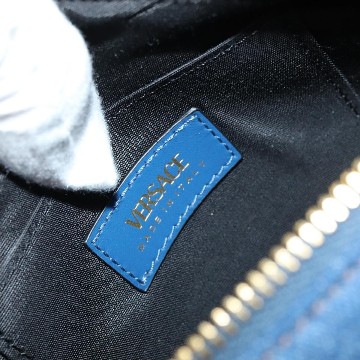Versace Blue Denim - Jeans Shoulder Bag (Pre-Owned) Size ONE SIZE - 14 Thumbnail