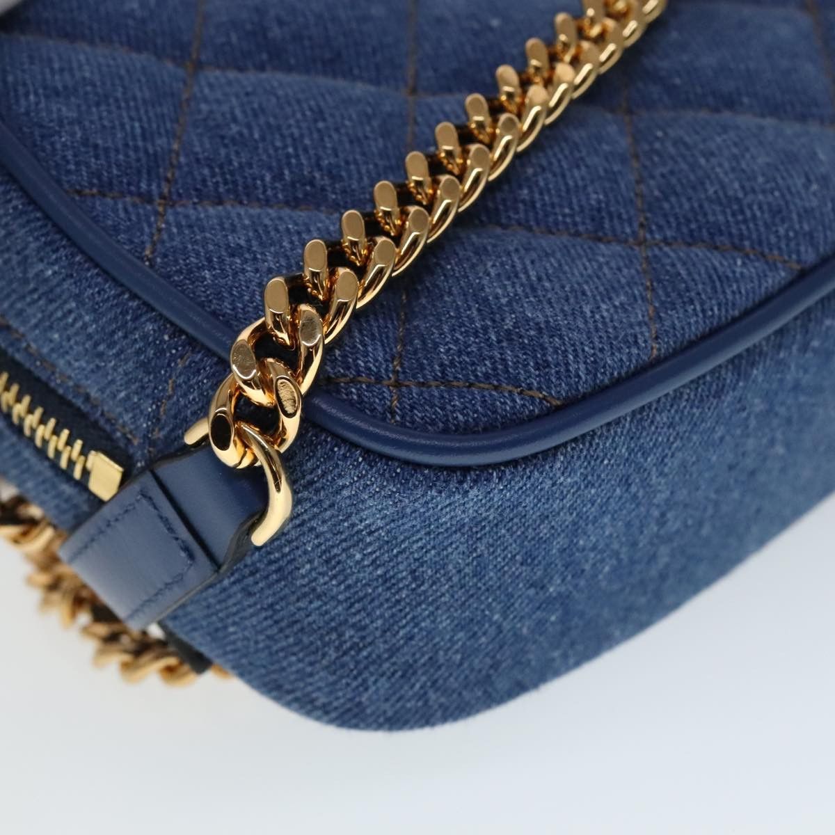 Versace Blue Denim - Jeans Shoulder Bag (Pre-Owned) Size ONE SIZE - 10 Thumbnail