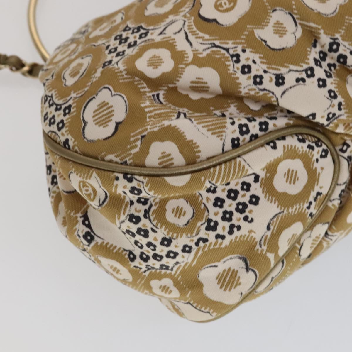 Chanel Camélia Beige Canvas Handbag (Pre-Owned) Size ONE SIZE - 12 Thumbnail