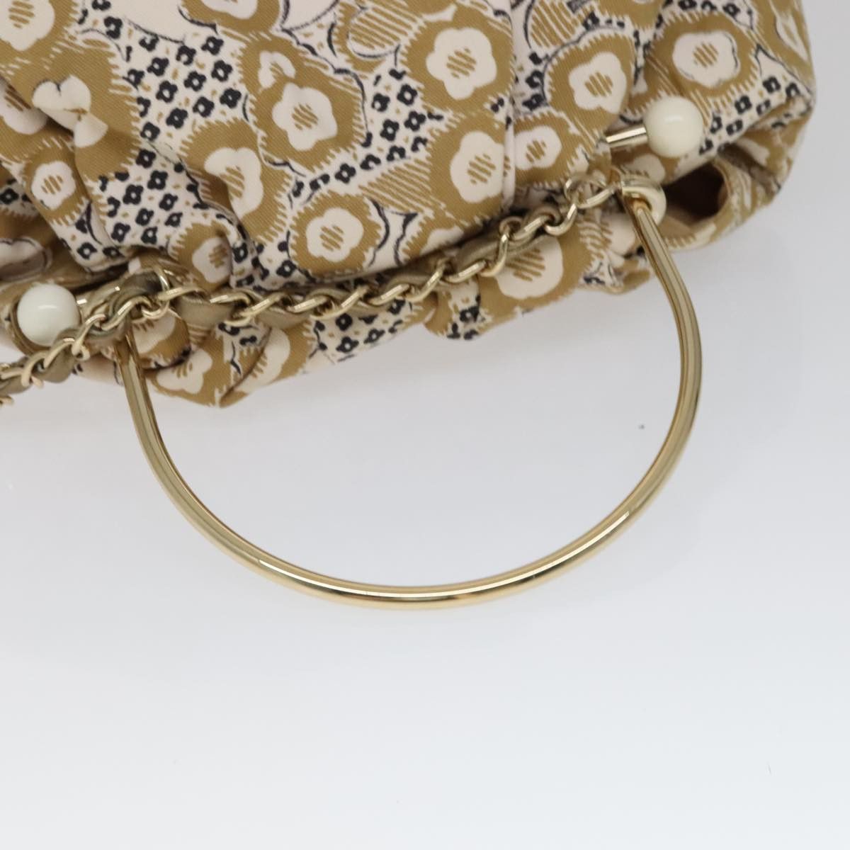 Chanel Camélia Beige Canvas Handbag (Pre-Owned) Size ONE SIZE - 6 Thumbnail