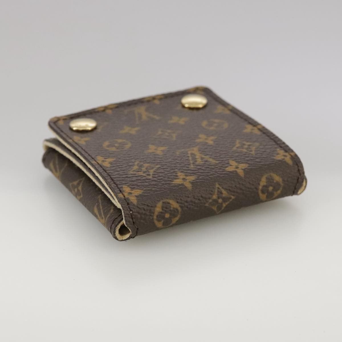 Louis Vuitton Jewelry Case Brown Canvas Wallet (Pre-Owned) Size ONE SIZE - 6 Thumbnail