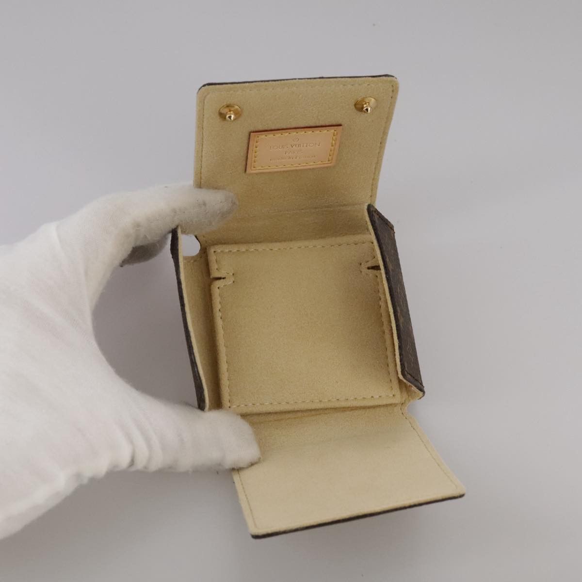 Louis Vuitton Jewelry Case Brown Canvas Wallet (Pre-Owned) Size ONE SIZE - 19 Thumbnail