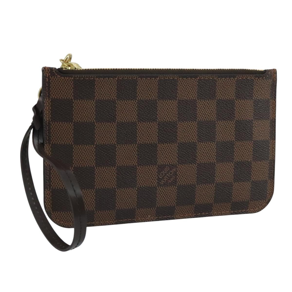 Louis Vuitton Pochette Clés Brown Canvas Wallet (Pre-Owned) Size ONE SIZE - 3 Thumbnail