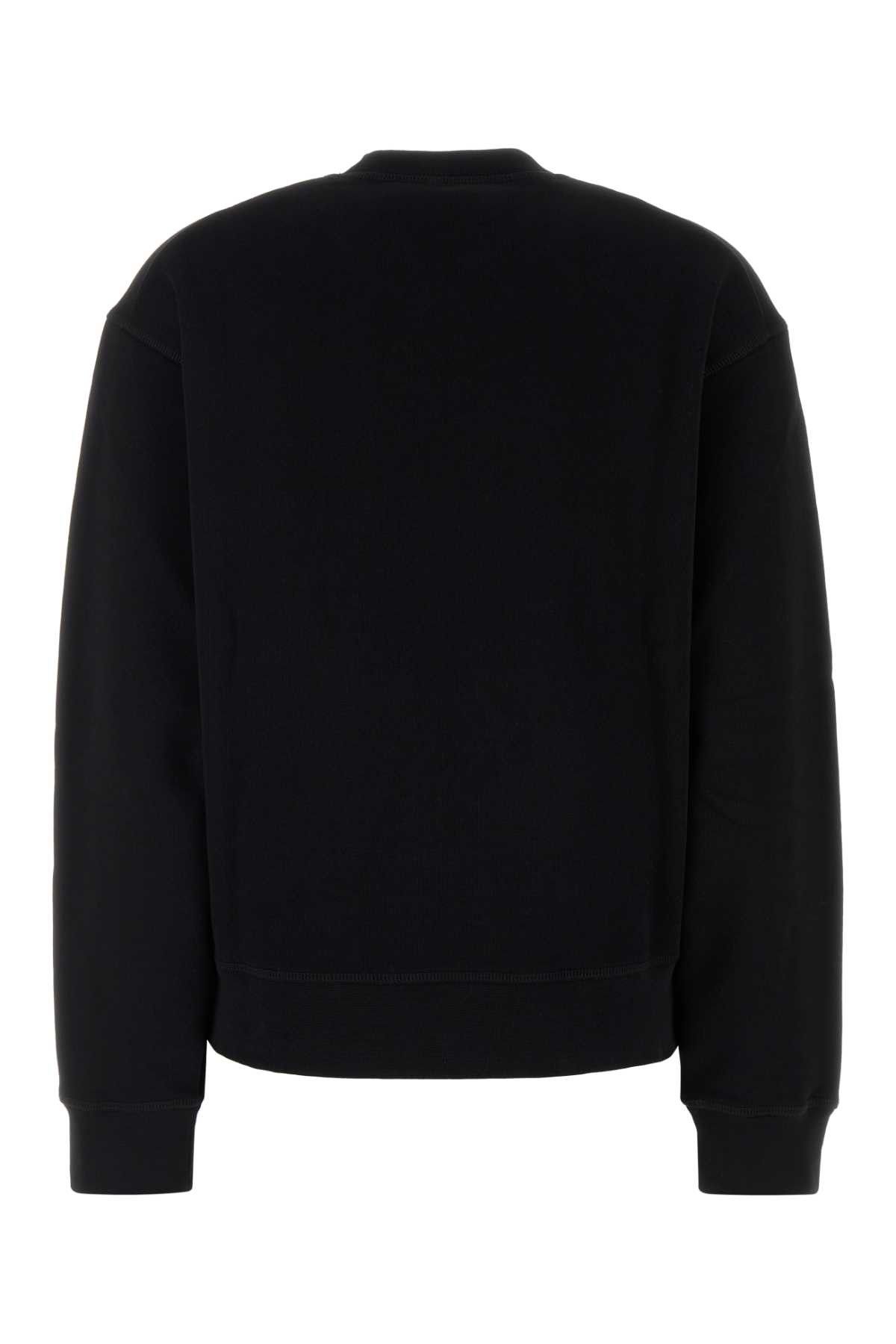 Dsquared2 Black Cotton Sweatshirt Size XS / US 0-2 / IT 36-38 - 2 Thumbnail