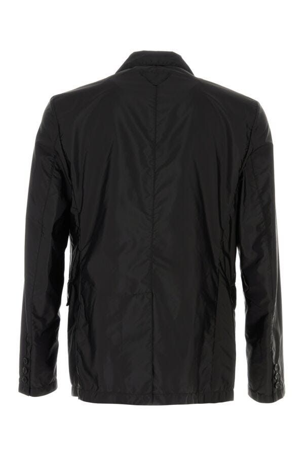 Prada Black Re-Nylon Blazer Size US XXL / EU 58 / 5 - 4 Thumbnail