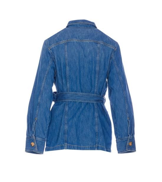 TWINSET TWINSET Women Jackets 251TP2610 01611 Blue Size M / US 6-8 / IT 42-44 - 2 Thumbnail