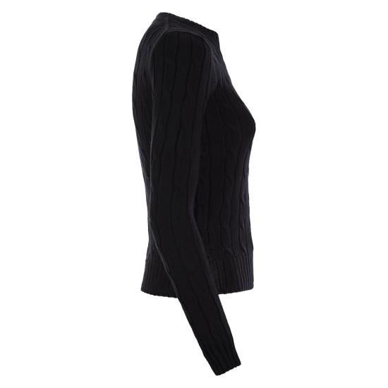 Polo Ralph Lauren POLO RALPH LAUREN Women Sweater 211891640 BLACK Size M / US 6-8 / IT 42-44 - 3 Thumbnail