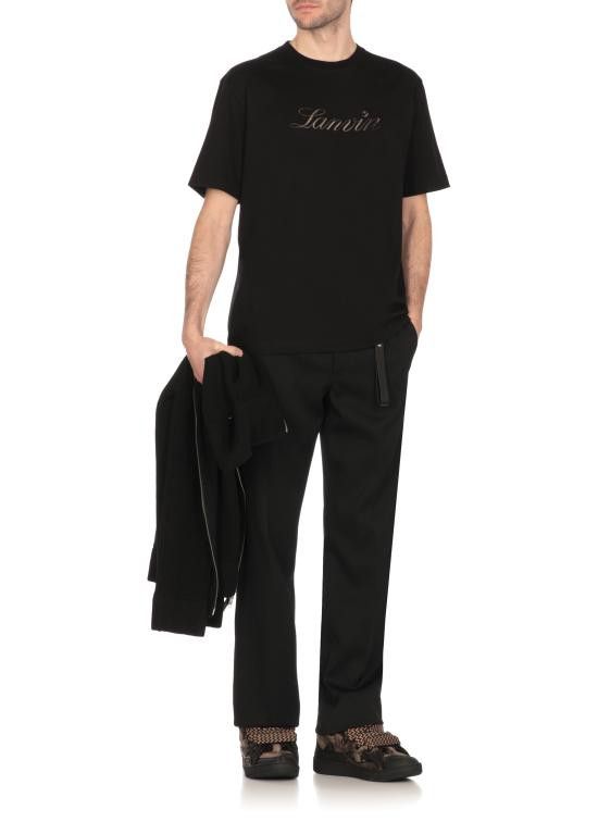 Lanvin LANVIN Men T-Shirts RMTS0115 J171P2510 Black Size US M / EU 48-50 / 2 - 2 Thumbnail