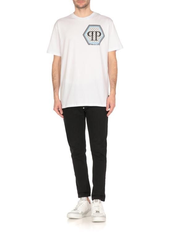 Philipp Plein PHILIPP PLEIN Men T-Shirts SAECMTK8106 PJY002N01 White Size US M / EU 48-50 / 2 - 2 Thumbnail