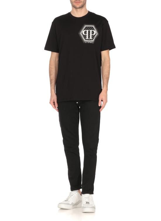Philipp Plein PHILIPP PLEIN Men T-Shirts SAECMTK8106 PJY002N02 Black Size US S / EU 44-46 / 1 - 3 Thumbnail