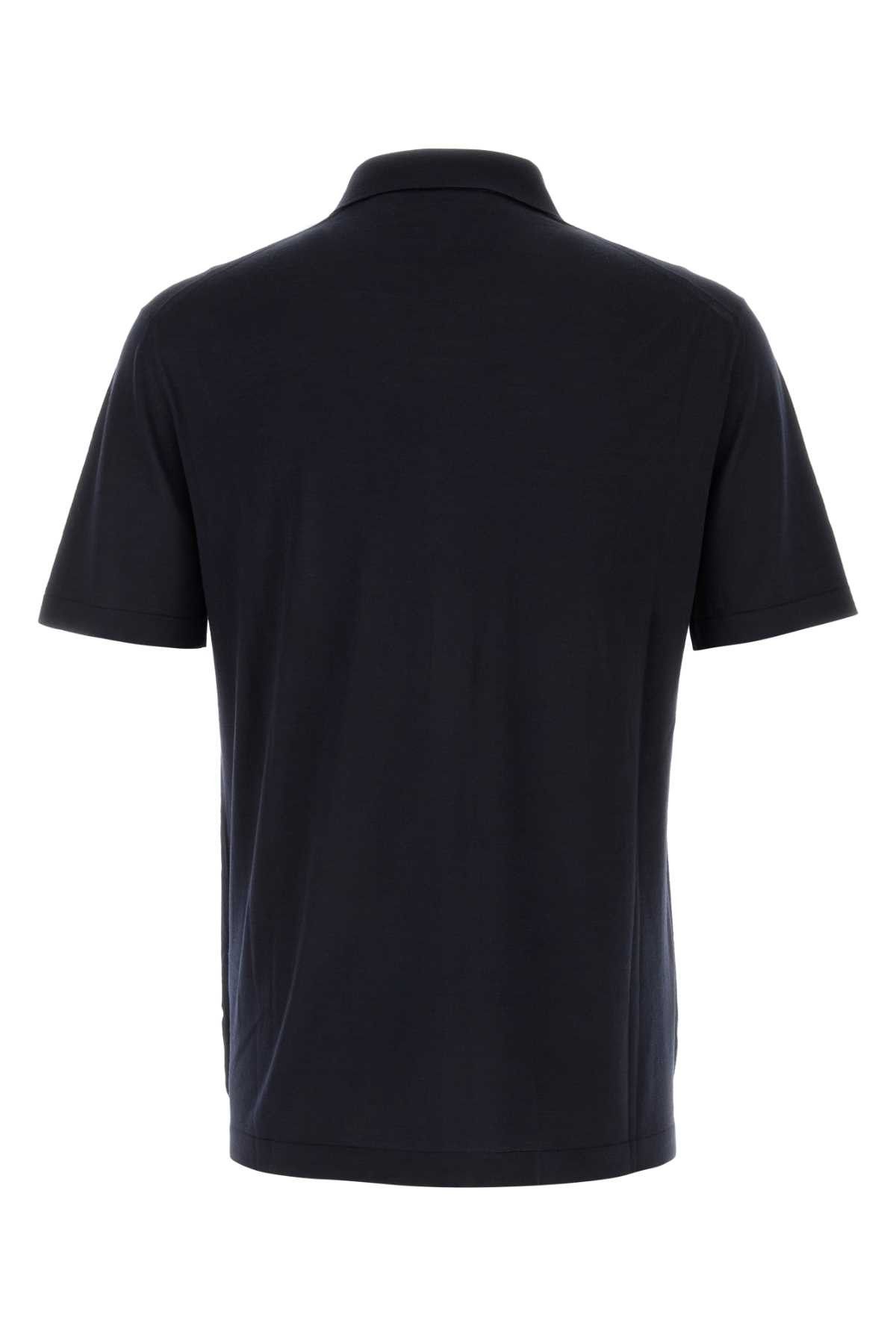 Prada Midnight Blue Wool Shirt Size US XL / EU 56 / 4 - 2 Thumbnail