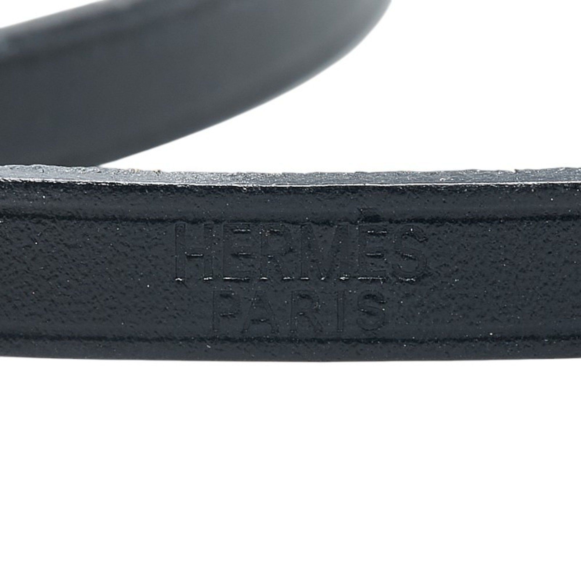 Hermes Hermes API3 Long Bracelet Black Leather Women's HERMES Size ONE SIZE - 4 Thumbnail