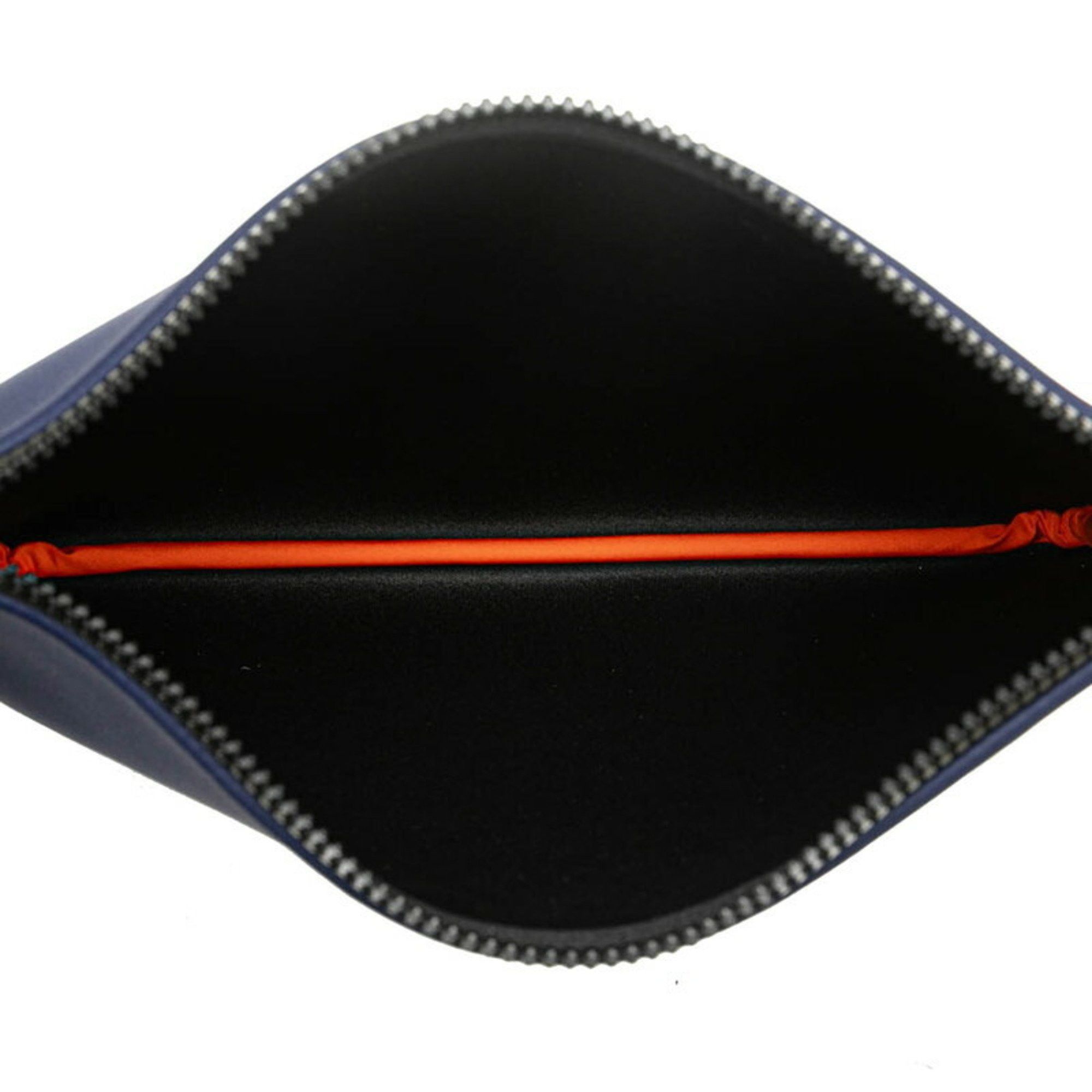 Hermes Hermes Truss Flat Neoban MM Pouch Navy Polyamide Women's HERMES Size ONE SIZE - 4 Thumbnail
