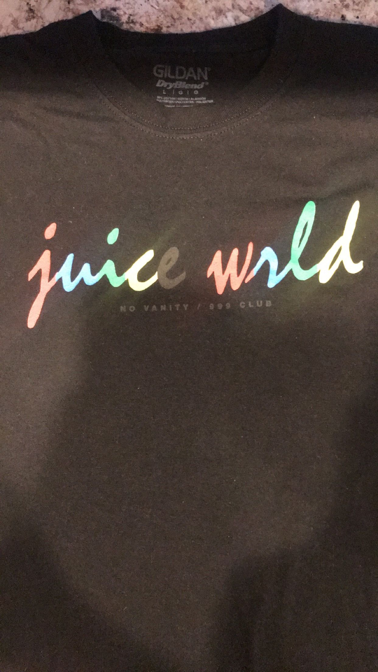 VERY RARE JUICE WRLD GOOGLE FONT TEE