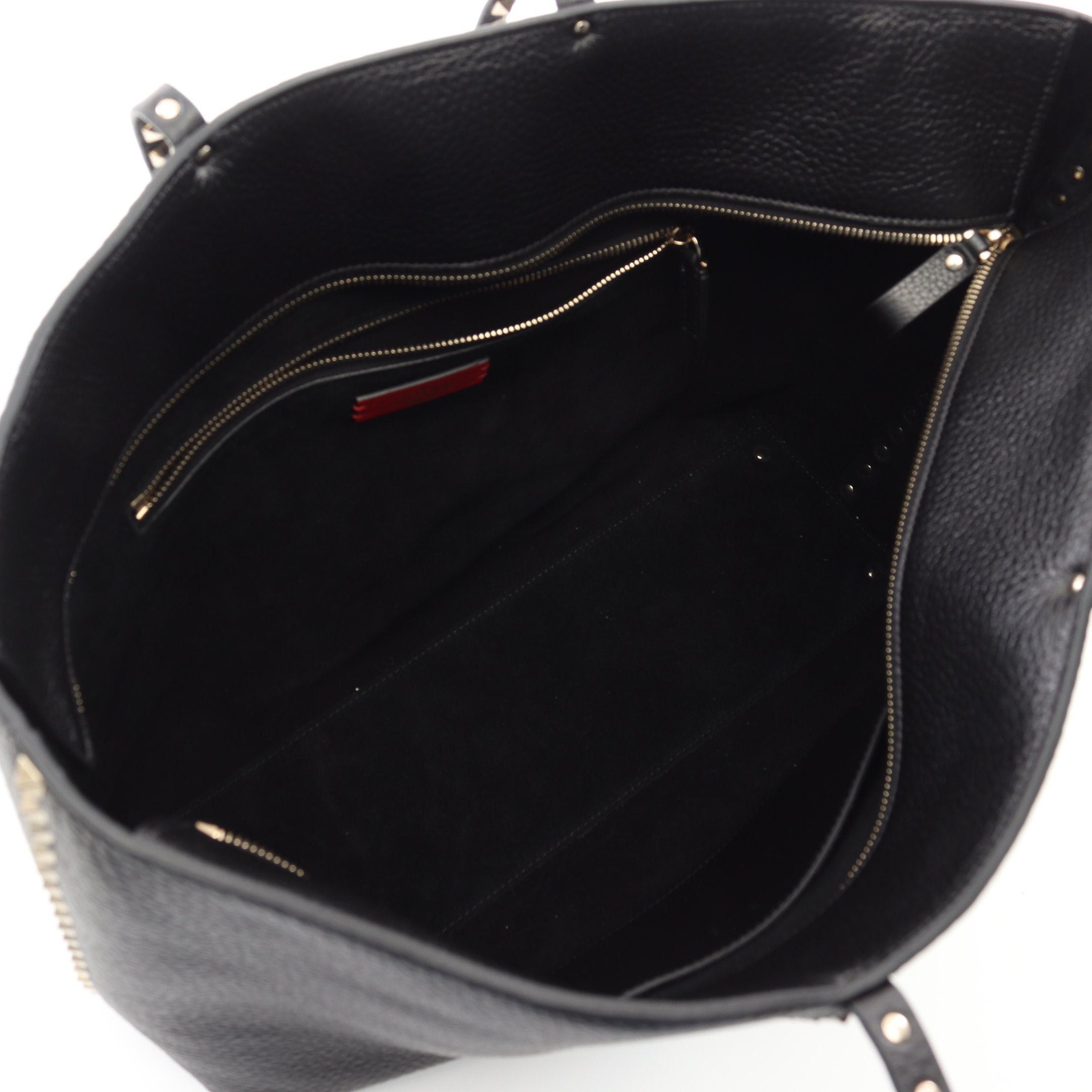 Valentino Valentino Rockstud Shoulder Bag Tote Leather Black Size ONE SIZE - 3 Thumbnail