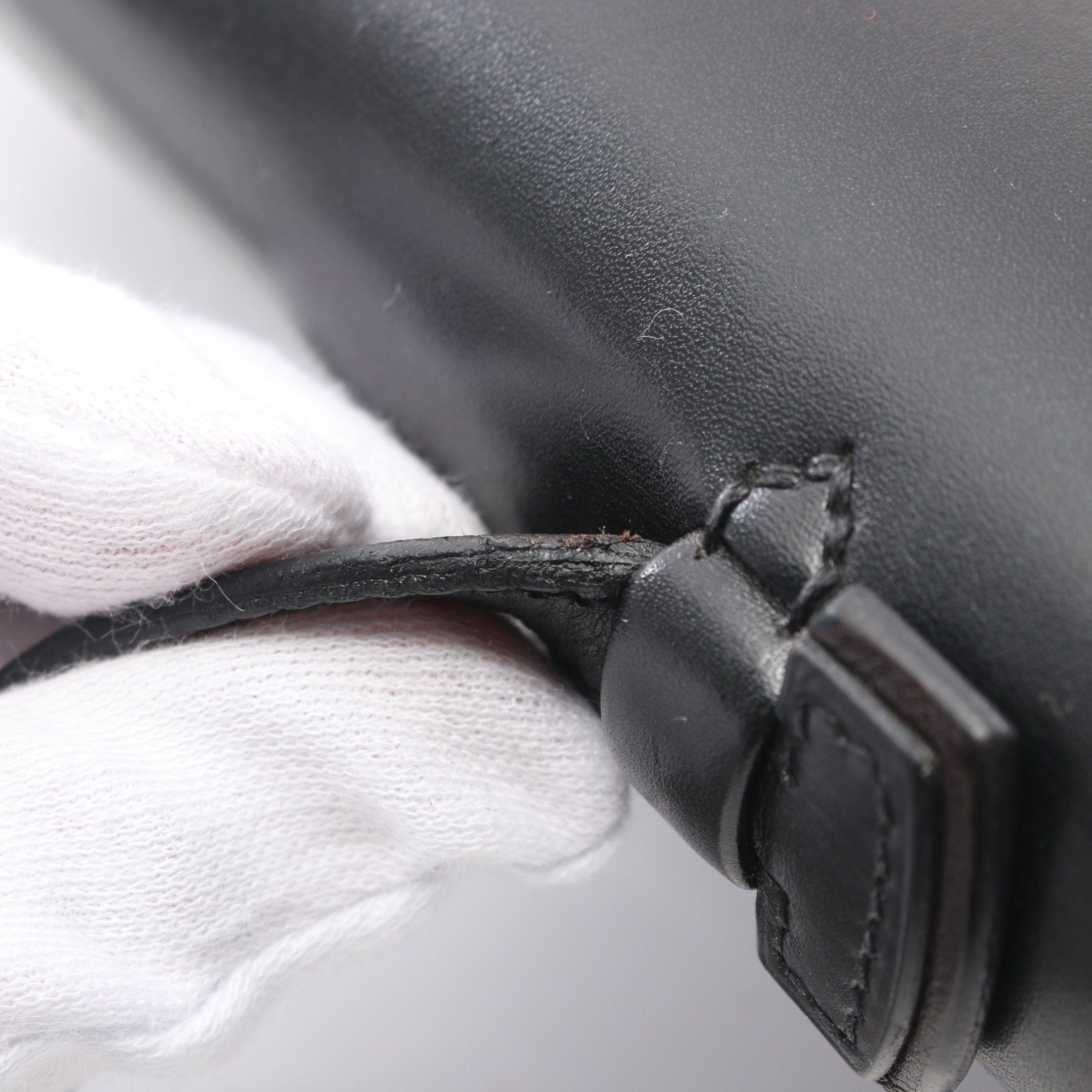Hermes Hermes Shoulder Bag Box Calf Black Silver Hardware Stamp Size ONE SIZE - 9 Thumbnail