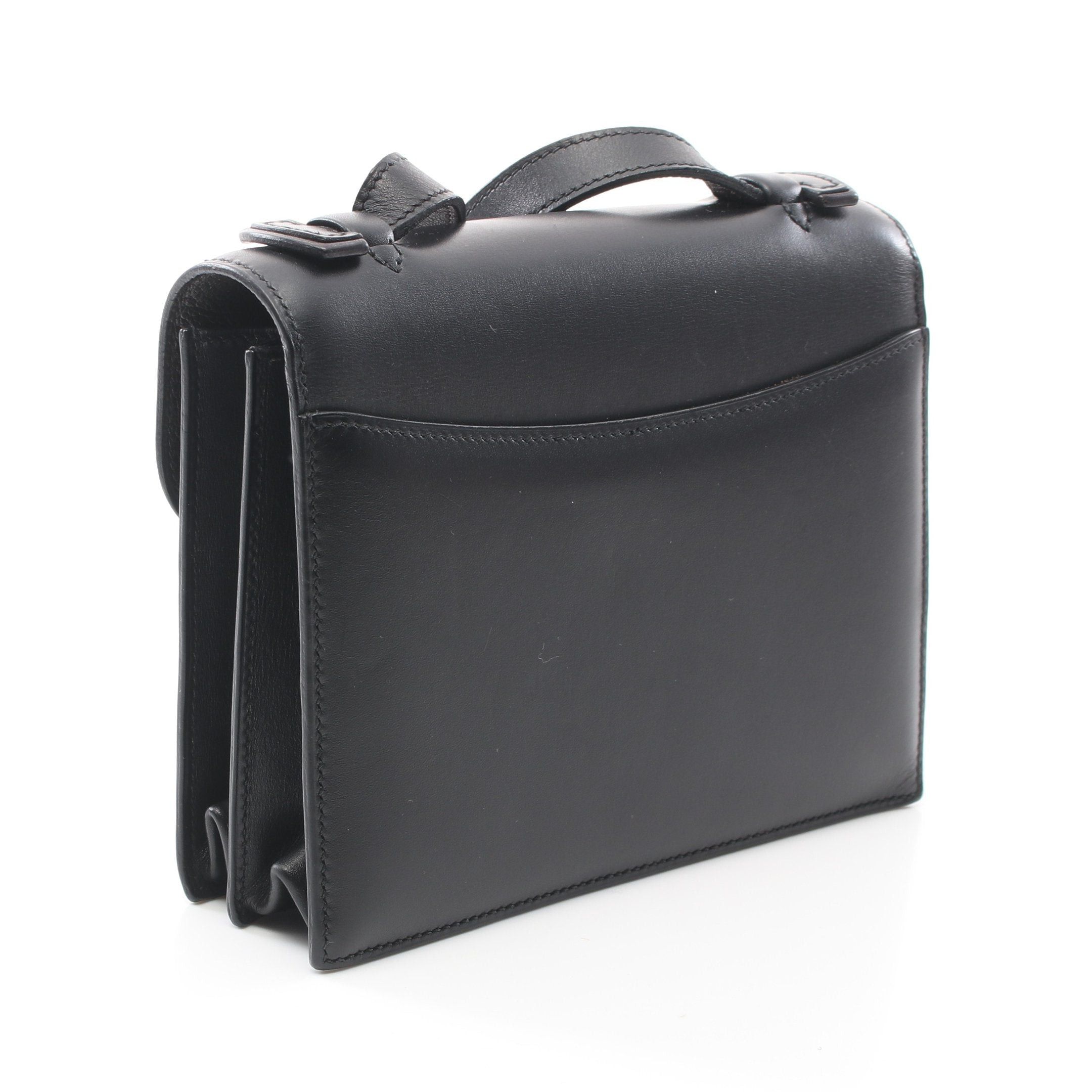 Hermes Hermes Shoulder Bag Box Calf Black Silver Hardware Stamp Size ONE SIZE - 2 Thumbnail