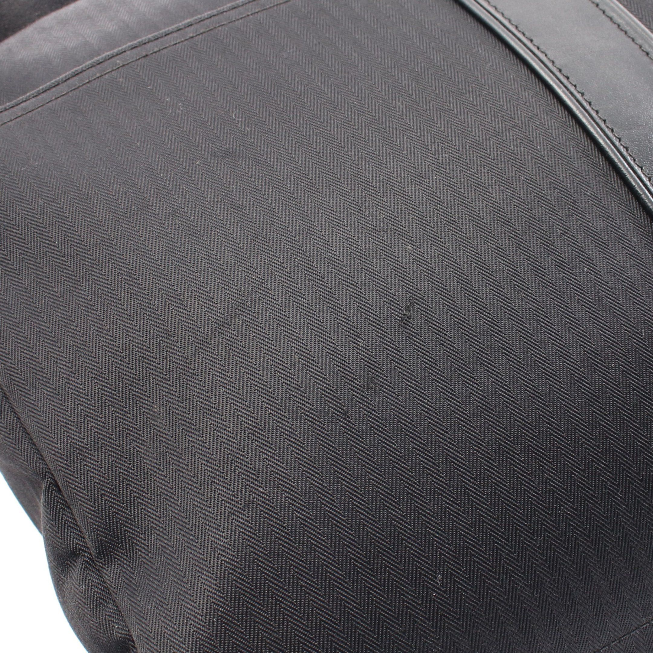 Hermes Hermes Acapulco Bass Mm Shoulder Bag Canvas Leather Black Silver Hardware Size ONE SIZE - 8 Thumbnail