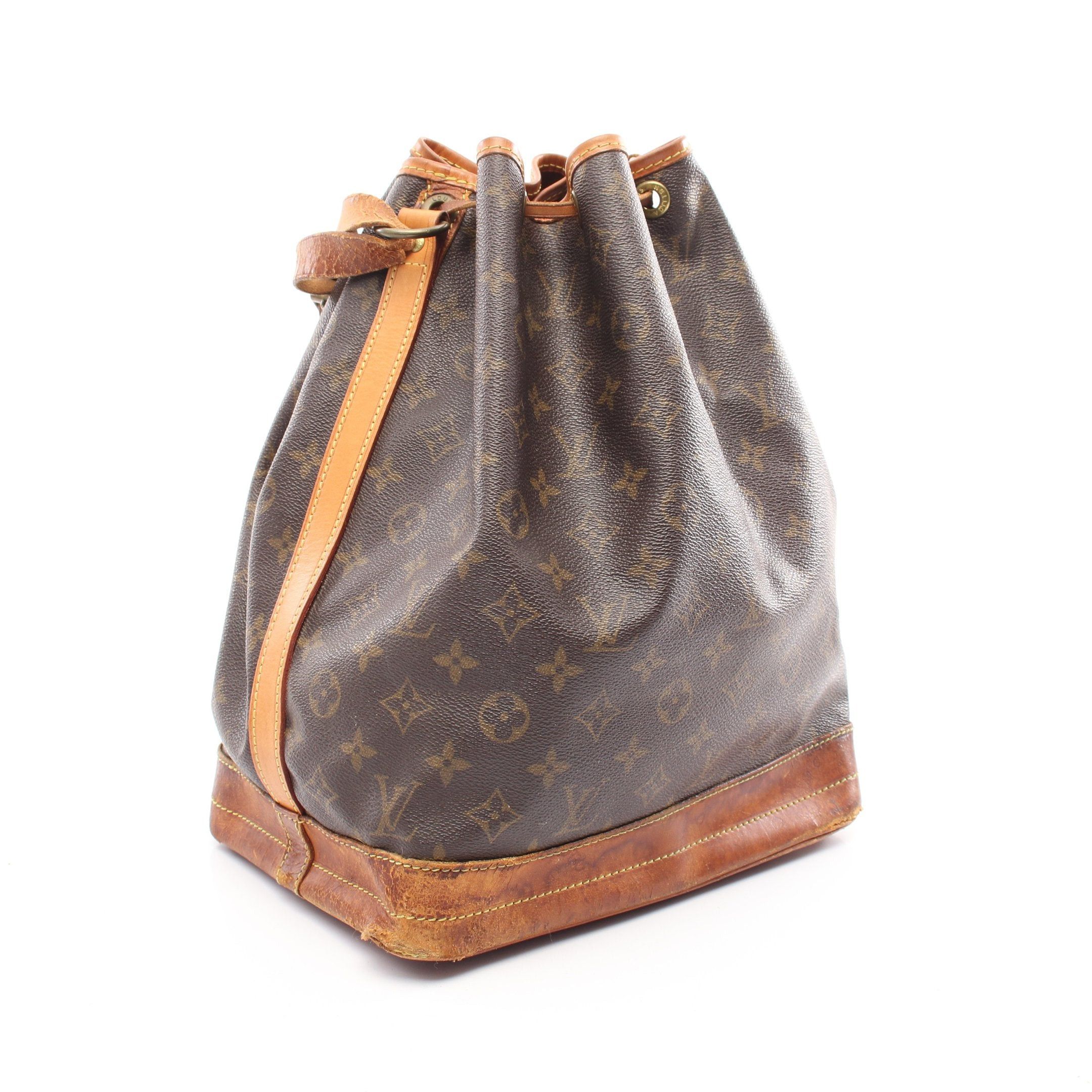 Louis Vuitton Louis Vuitton Noe Monogram Shoulder Bag Leather Brown Size ONE SIZE - 2 Thumbnail