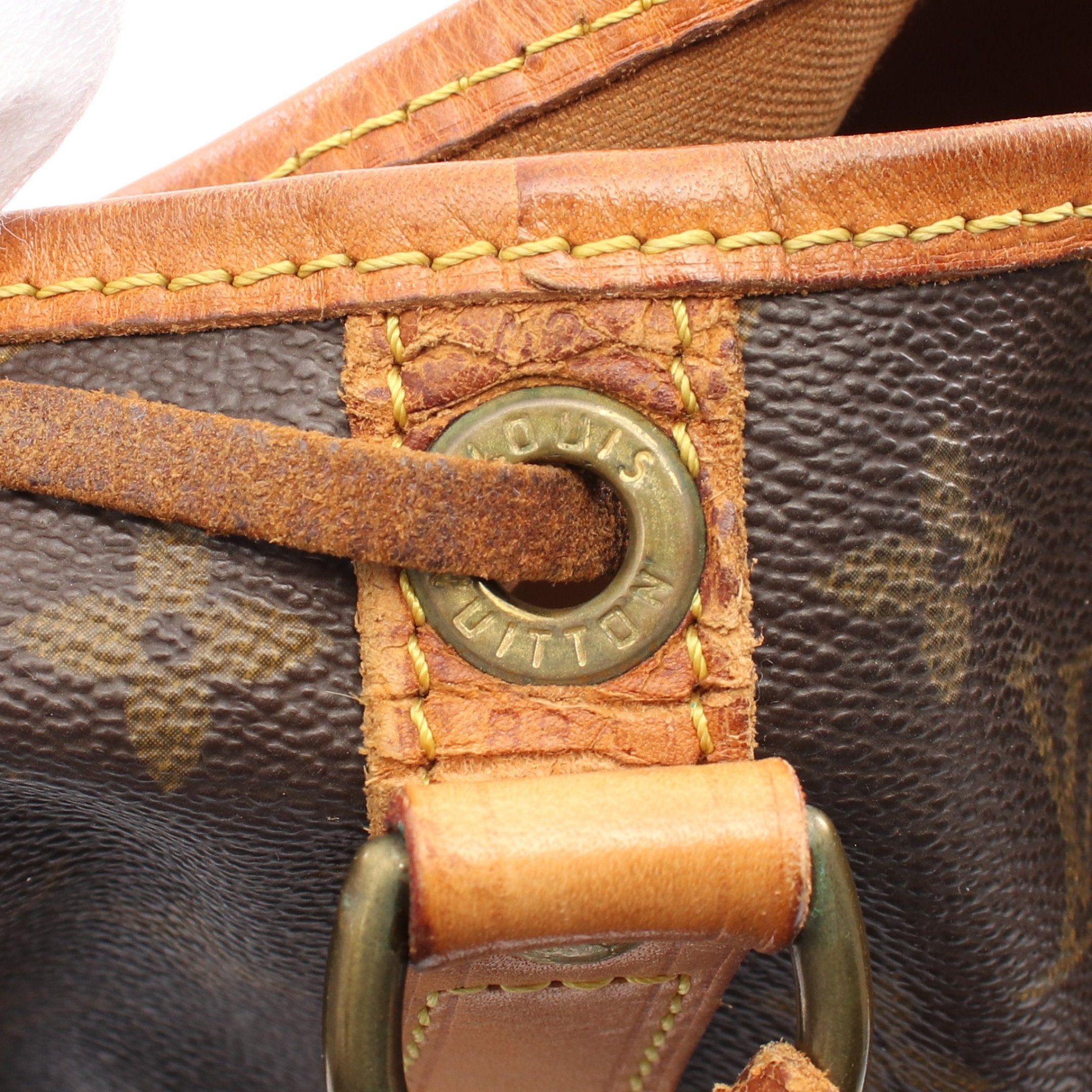 Louis Vuitton Louis Vuitton Noe Monogram Shoulder Bag Leather Brown Size ONE SIZE - 5 Thumbnail