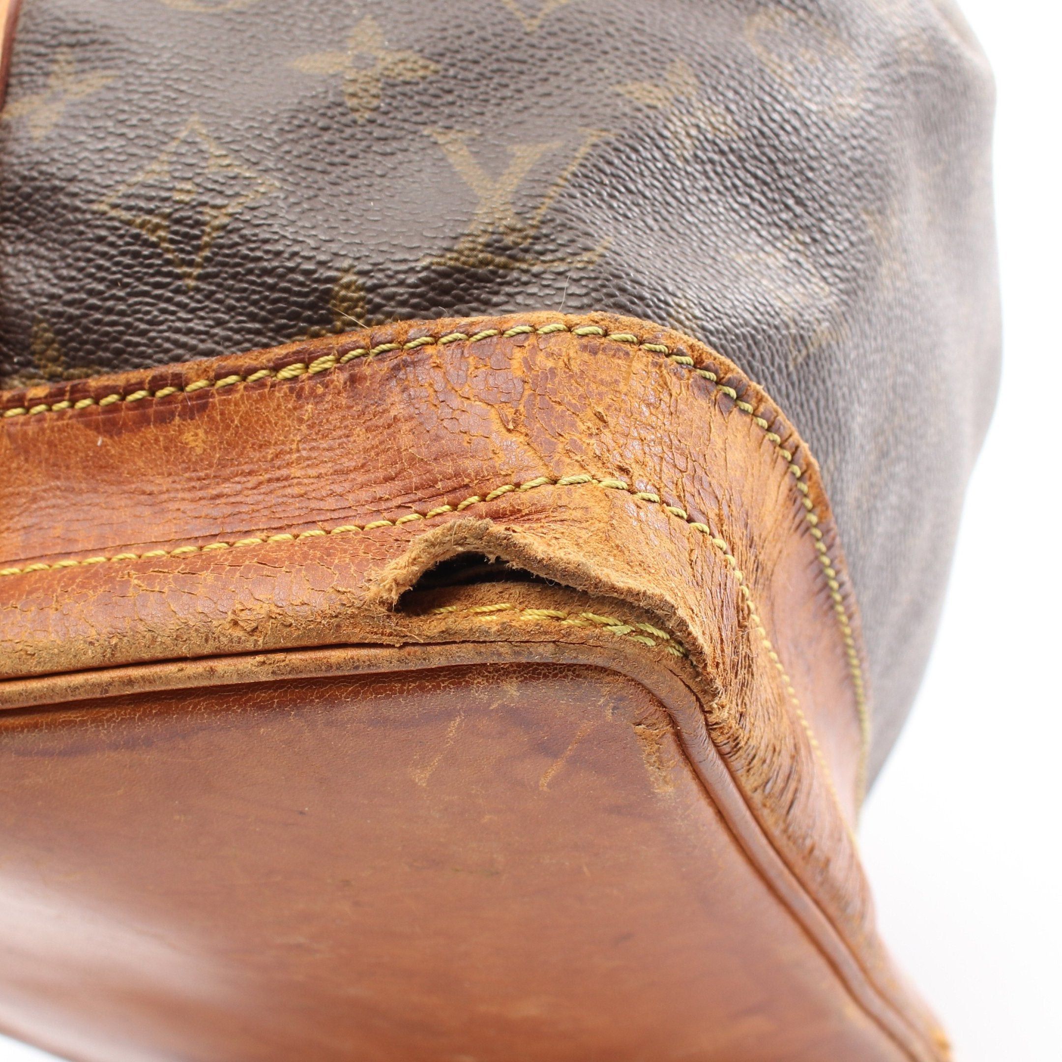 Louis Vuitton Louis Vuitton Noe Monogram Shoulder Bag Leather Brown Size ONE SIZE - 6 Thumbnail