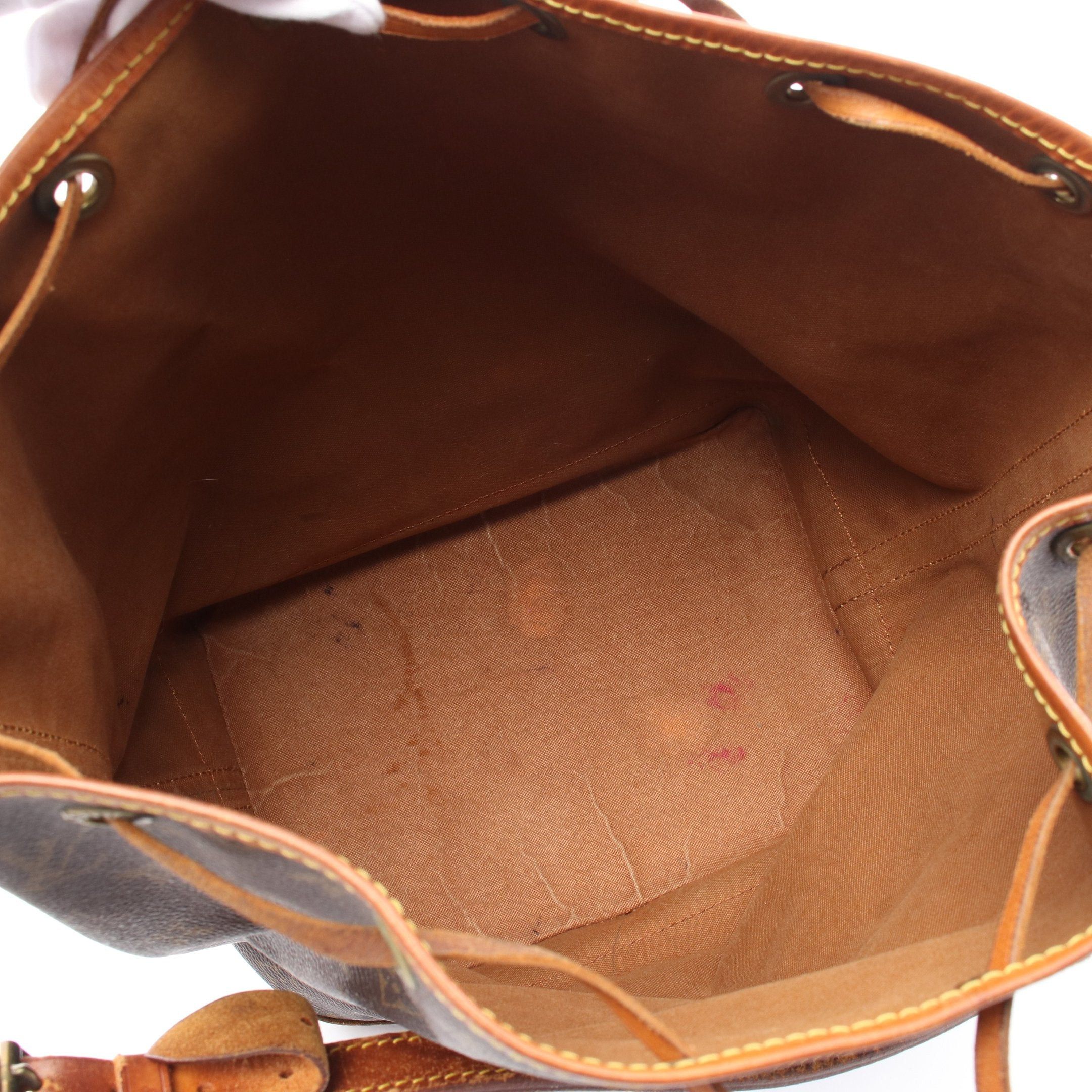 Louis Vuitton Louis Vuitton Noe Monogram Shoulder Bag Leather Brown Size ONE SIZE - 3 Thumbnail