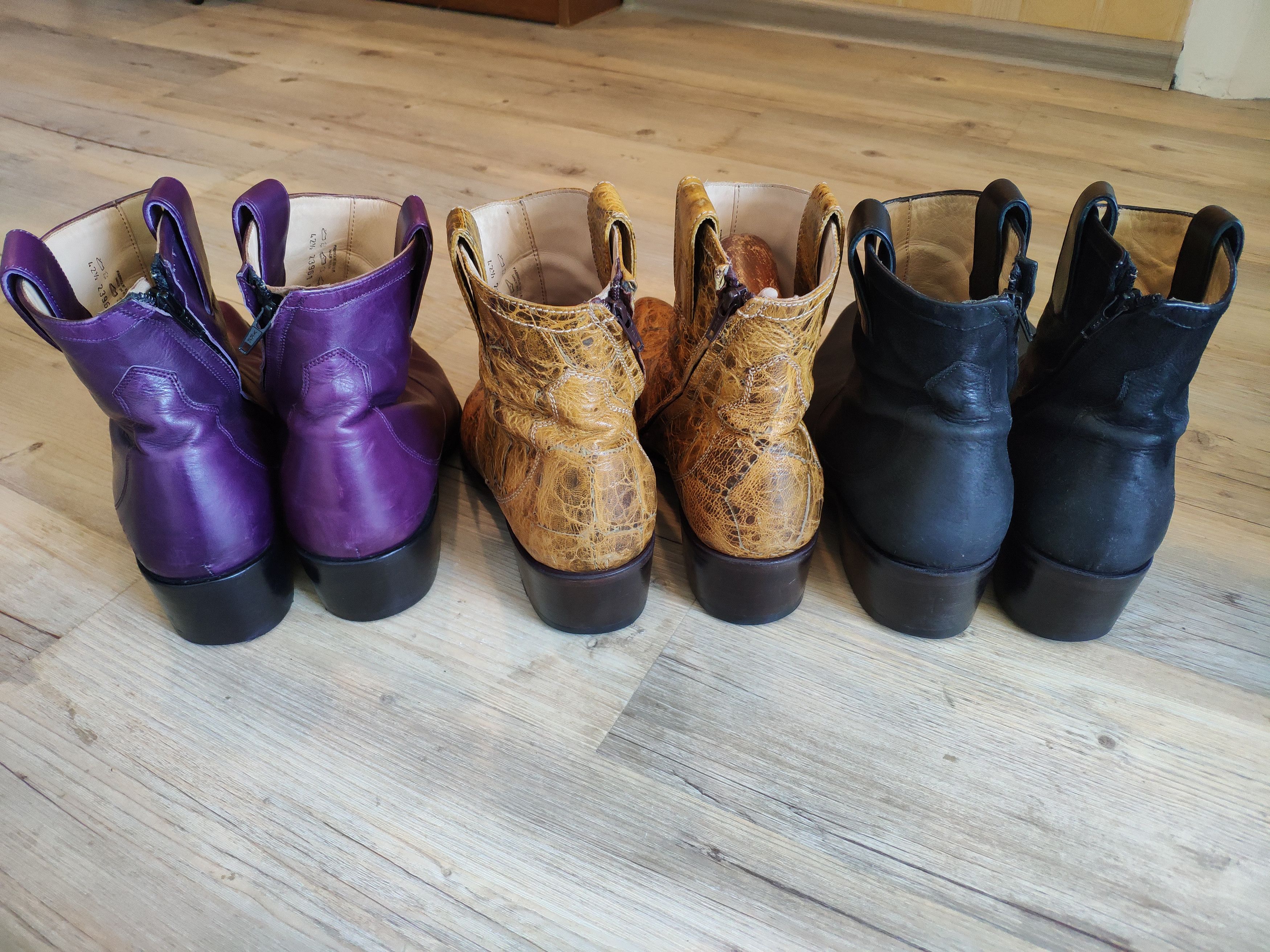 Jean Baptiste Rautureau Purple Boots Size US 9 / EU 42 - 4 Thumbnail