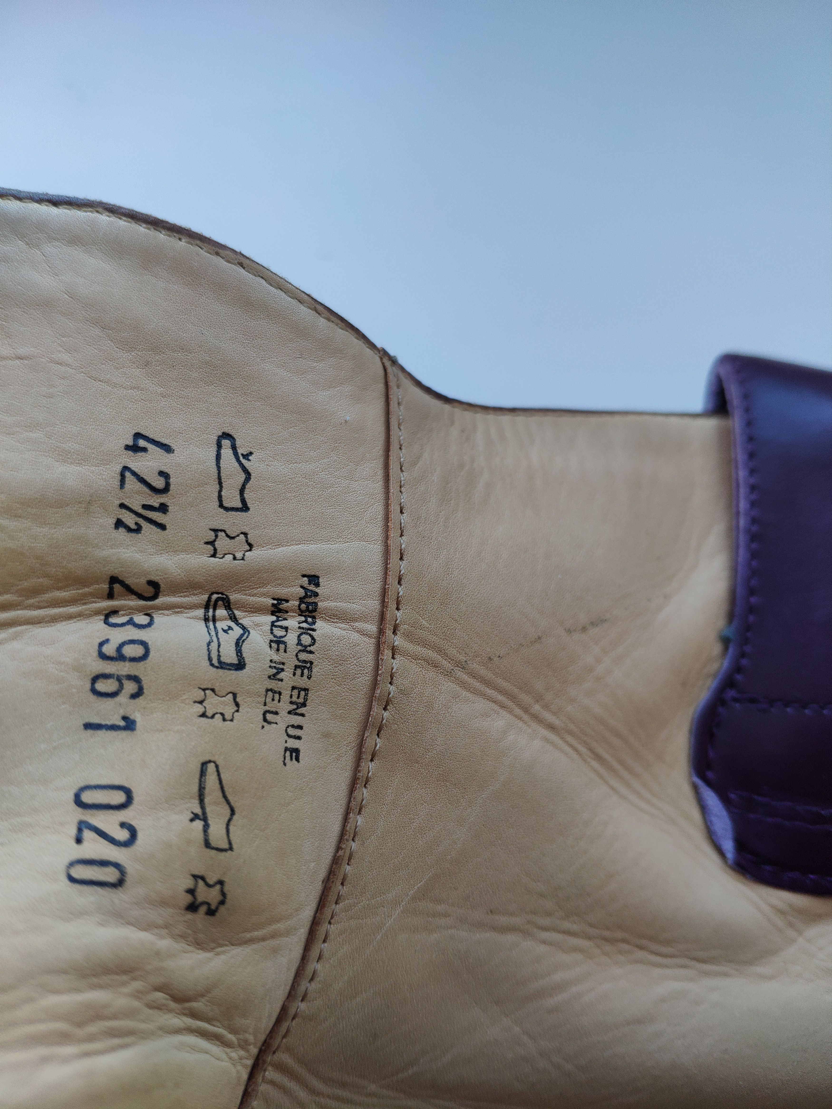 Jean Baptiste Rautureau Purple Boots Size US 9 / EU 42 - 7 Thumbnail