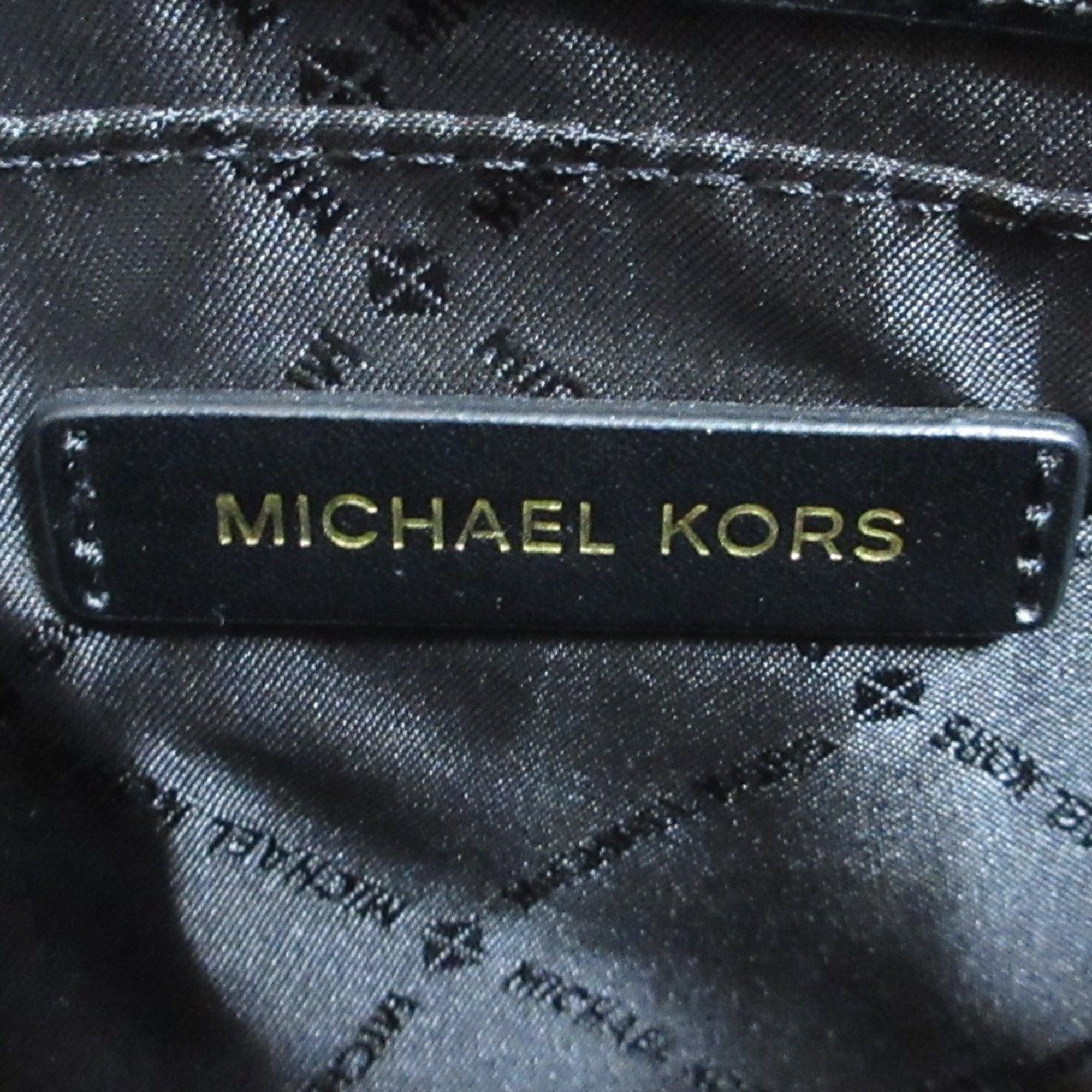 Michael Kors Michael Kors Sheila Small Center Zip Satchel 2WAY Handbag Shoulder Bag Black Gold Hardware Women's Size ONE SIZE - 11 Thumbnail