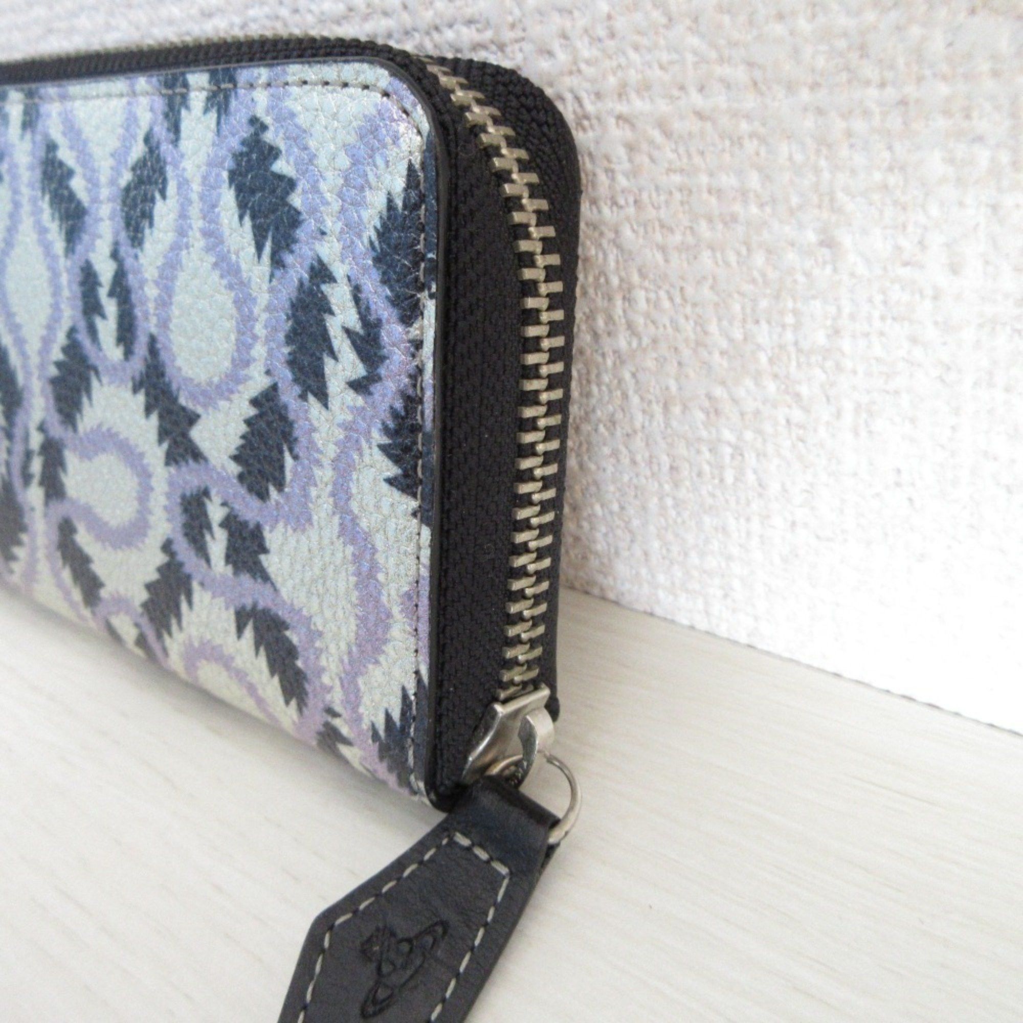 Vivienne Westwood Vivienne Westwood Squiggle Pattern Long Wallet Multicolor Women's Size ONE SIZE - 5 Thumbnail