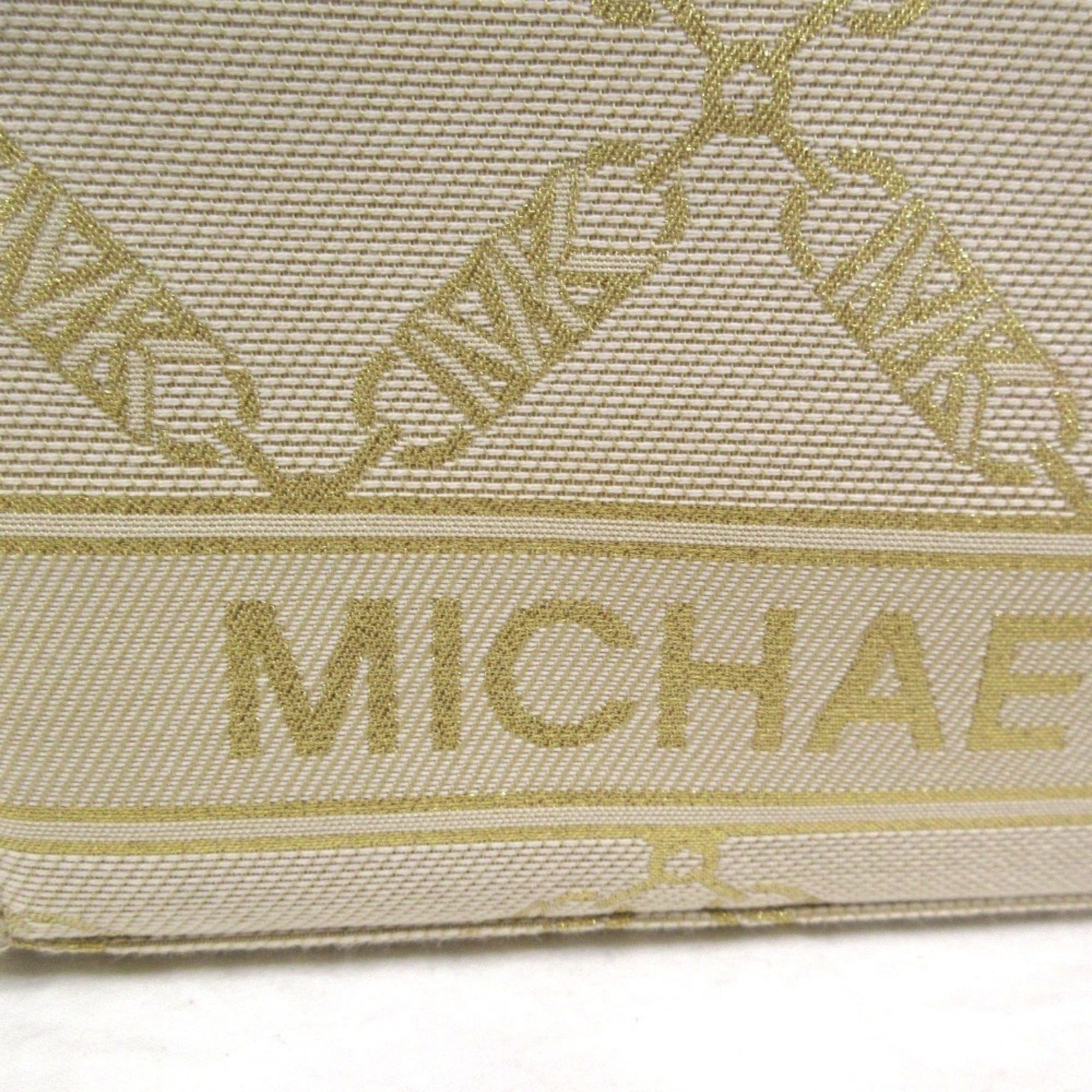 Michael Kors MICHAEL KORS GIGI EW Metallic Empire Logo Jacquard Small 2WAY Handbag Shoulder Bag for Women Size ONE SIZE - 8 Thumbnail