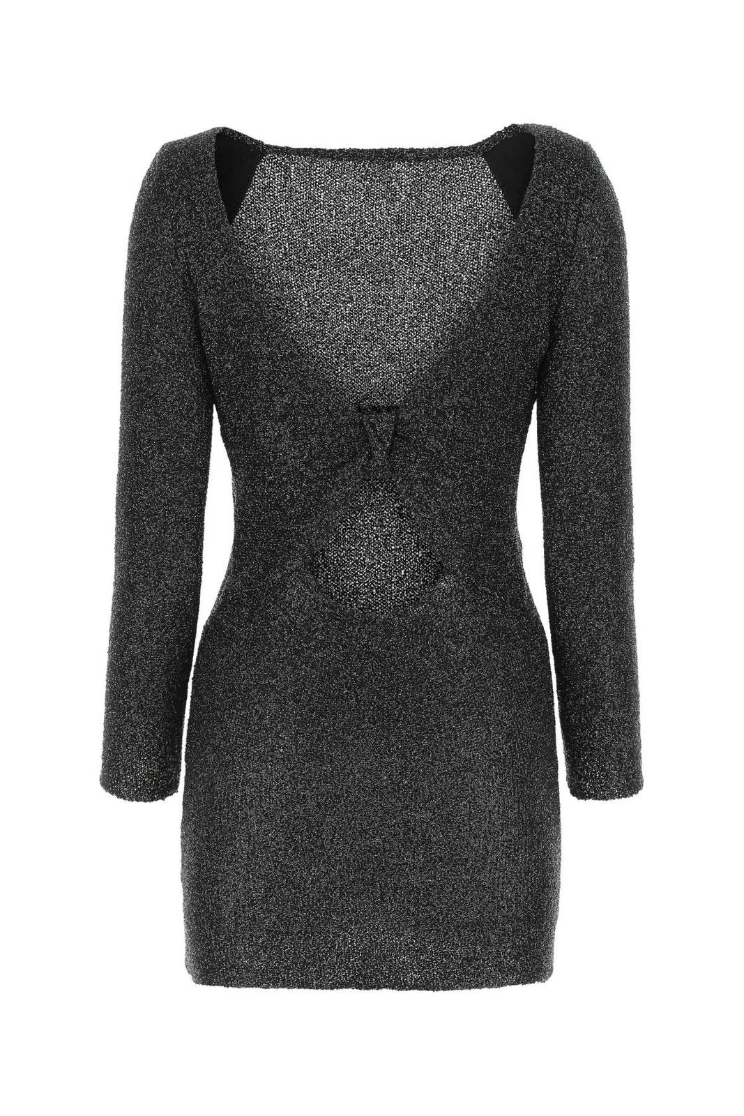 Saint Laurent Paris $4.6K VALUE Open Back Long-Sleeved Dress Size XS / US 0-2 / IT 36-38 - 2 Thumbnail