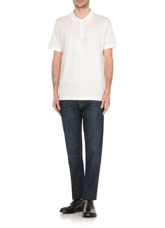 Fay FAY Men Polo Shirts NPMB250144STDW B001 White Size US XXL / EU 58 / 5 - 3 Thumbnail