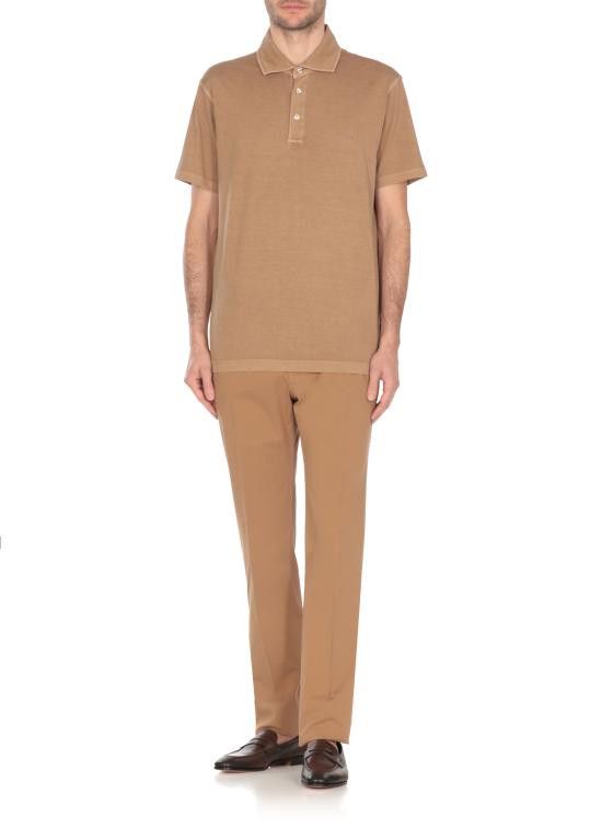 Fay FAY Men Polo Shirts NPMB250143TUY1 C209 Brown Size US XXL / EU 58 / 5 - 3 Thumbnail