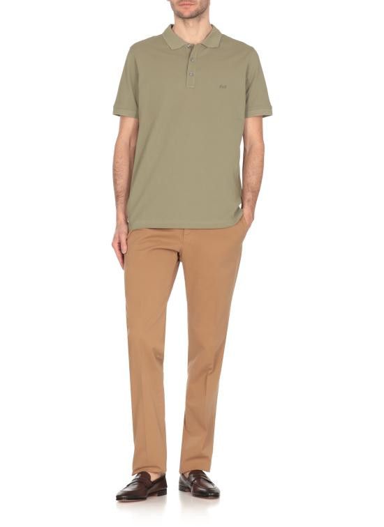 Fay FAY Men Polo Shirts NPMB250144STDW V201 Green Size US L / EU 52-54 / 3 - 2 Thumbnail